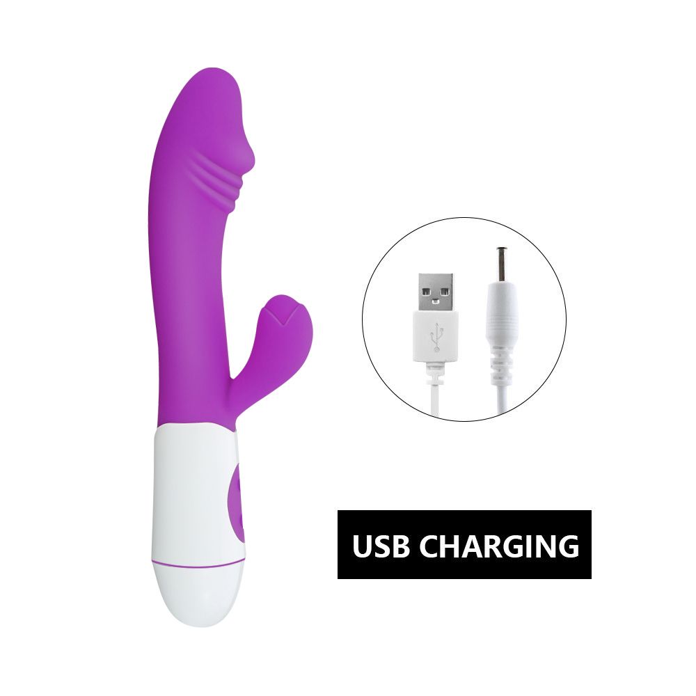 USB-laddning lila