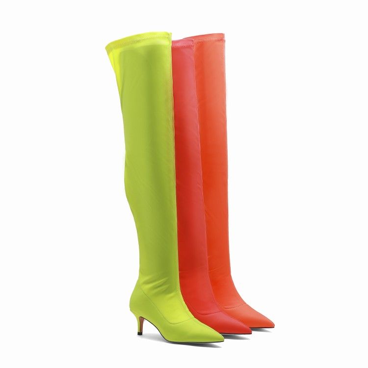 botas verdes mujer