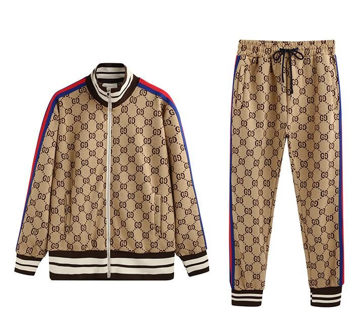 brown polo sweat suit