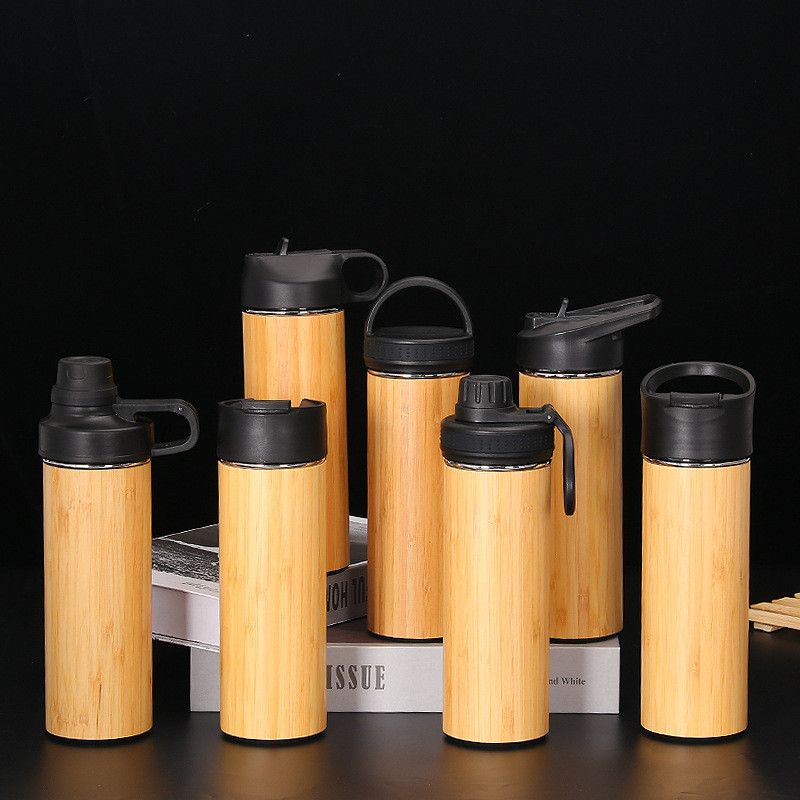 irrompible y Libre de BPA Vaso 230 ml Robin Goods® Vaso para Beber de Acero Inoxidable y bambú Vaso de Camping 1 Pieza - 230ml 