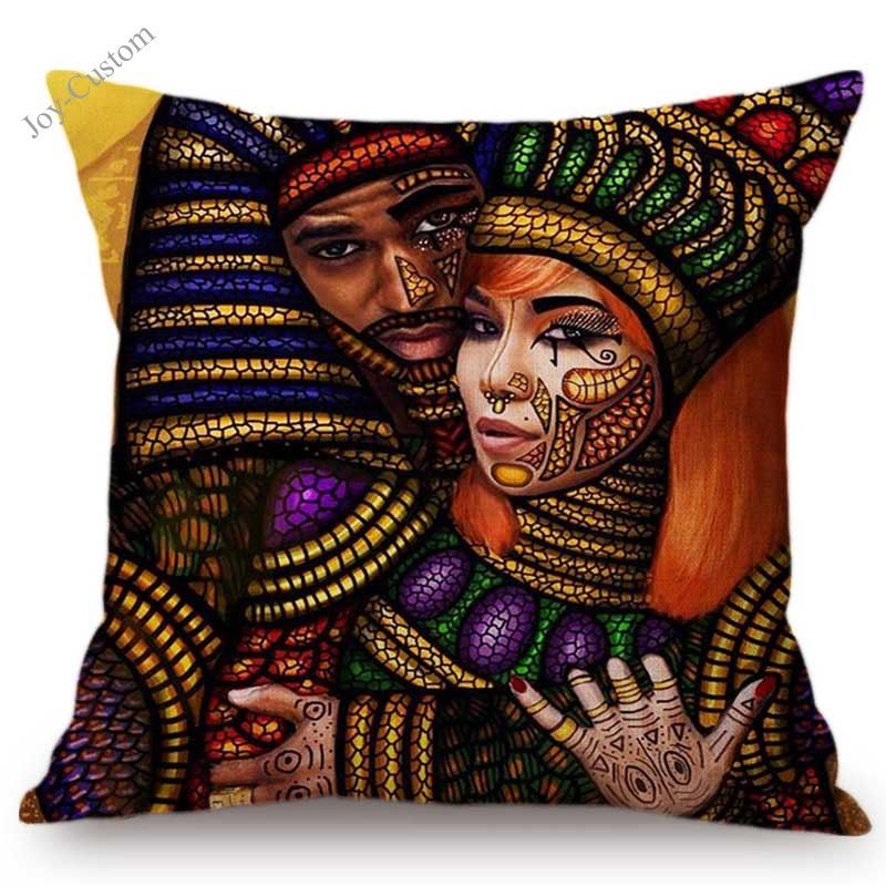 18 Beauty Fashion Store Africa Girl Queen Color Painting Art