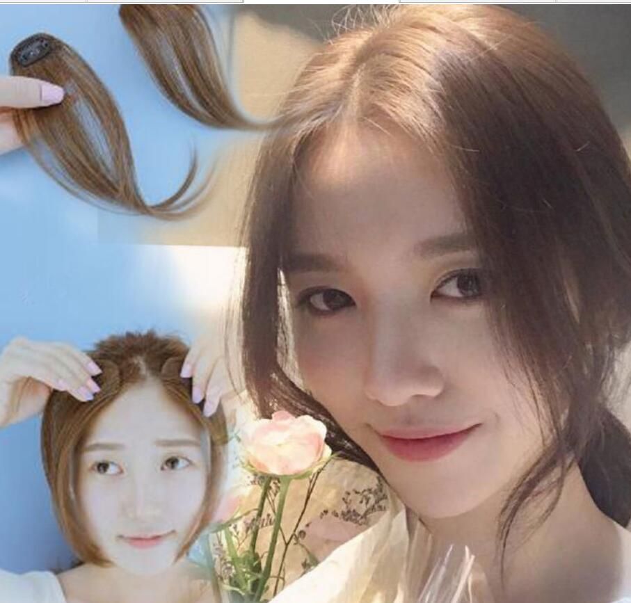 Fashion Women Girl Air Bangs Carve Traceless Short Curly Hair
