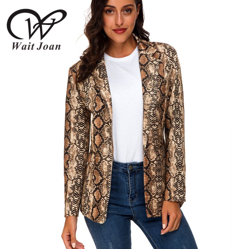 snake print jackets