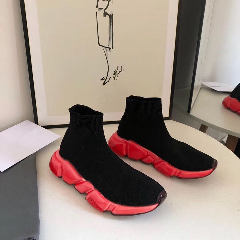 Árbol genealógico preparar metálico Balenciaga shoes 2020 nuevos zapatos de diseño Plataforma de lujo  reflectante Triple Negro terciopelo negro para