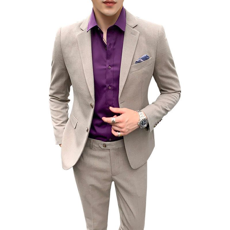 mens two piece casual suits