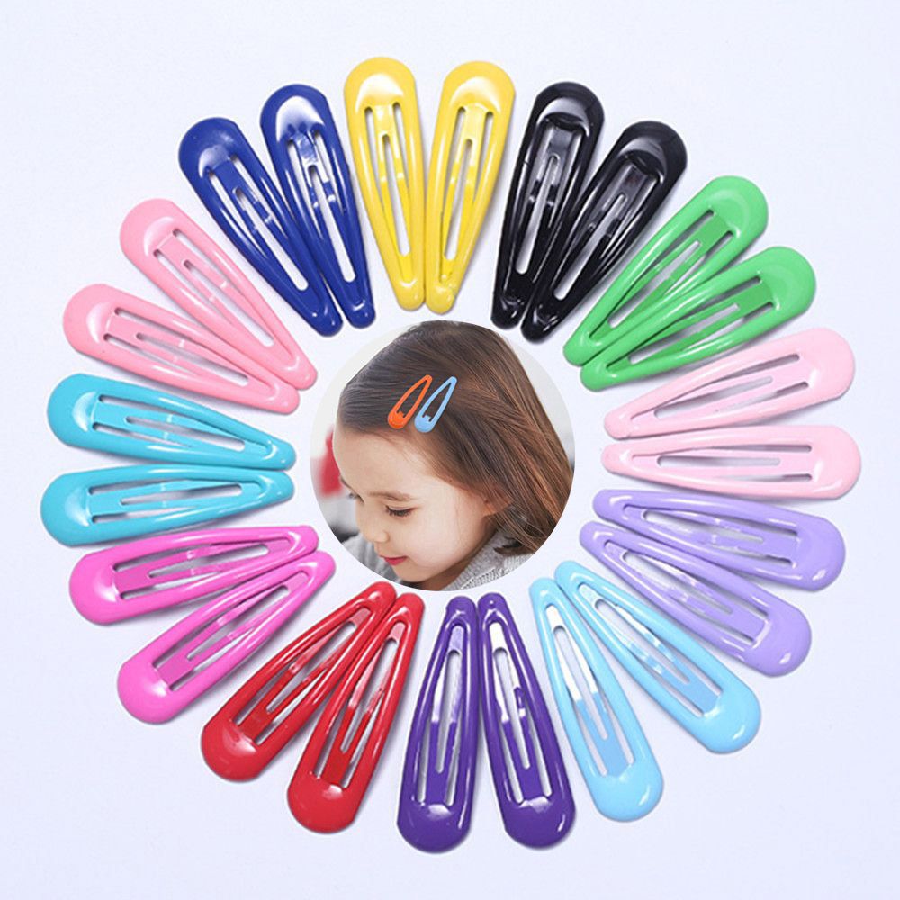 Cute Candy Color Girl Hairpin BB Snap Hair Clips Barrettes Kids Hair Accessories