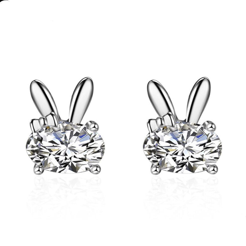 2020 Exquisite Cute Rabbit Stud Earrings For Women Ear Jewelry Lovely