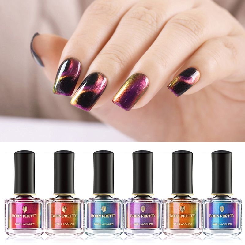 Groothandel Nagellak Voor 4,37 €, Geboren Mooie 3D Magnetische Glitter Nagellak 6 Ml Kameleon Kat Oog Nagel Vernis Nagellak Basis Nodig Van Fashion_show2017 Online Winkel |DHgate