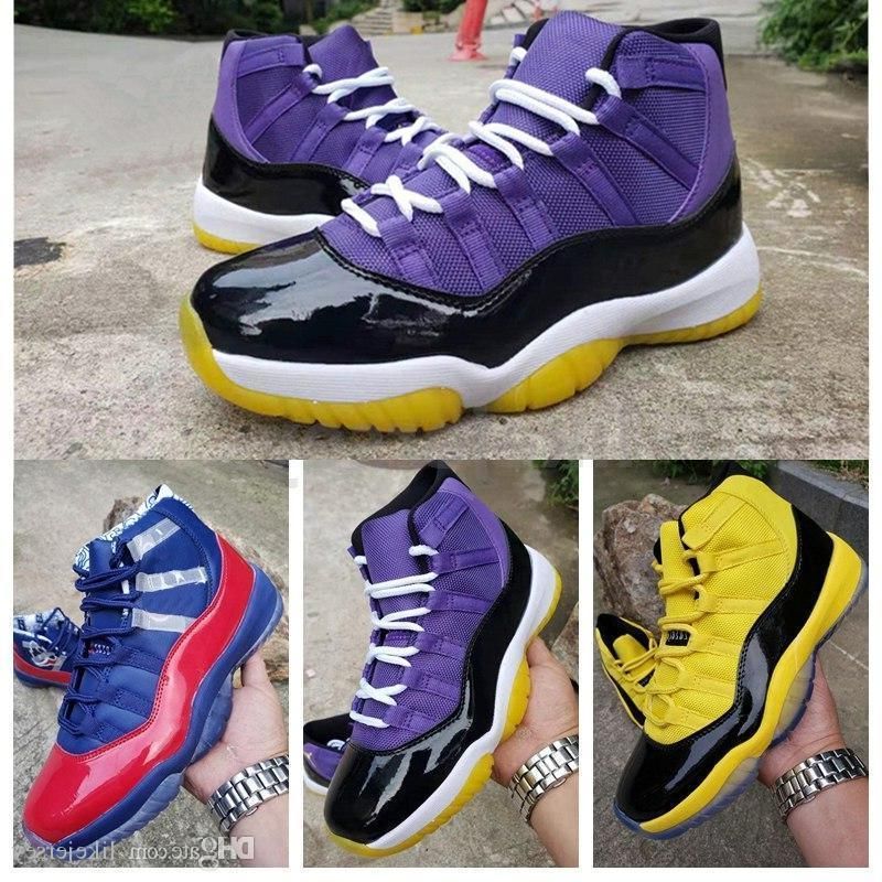 yellow and purple 11s