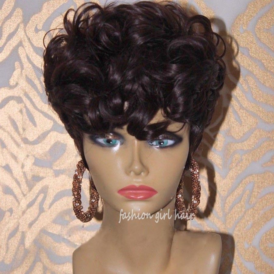 Stock Brazilian Romance Weave Wigs Water Wave Wig Remy Human Hair