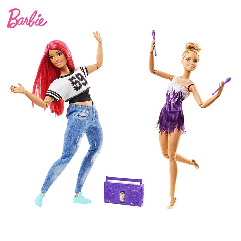 barbie gymnastic set