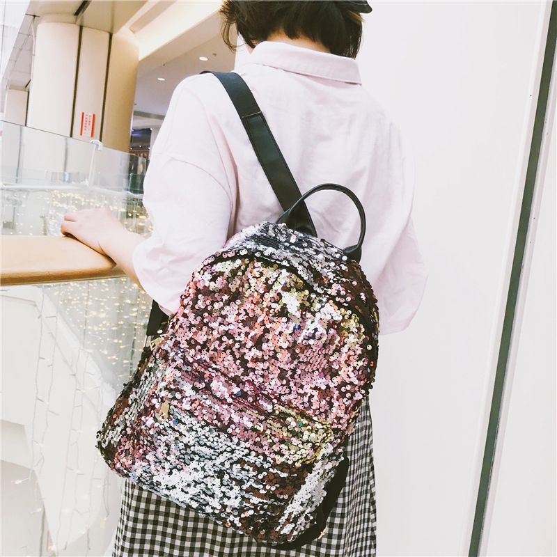 Acquistare Glitter Zaino Donna Paillettes Zaini Ragazze Adolescenti Zaino  Moda Donna Oro Nero Scuola Borsa Paillettes Mochila Economico | Consegna  Veloce E Qualità | DHgate Italy