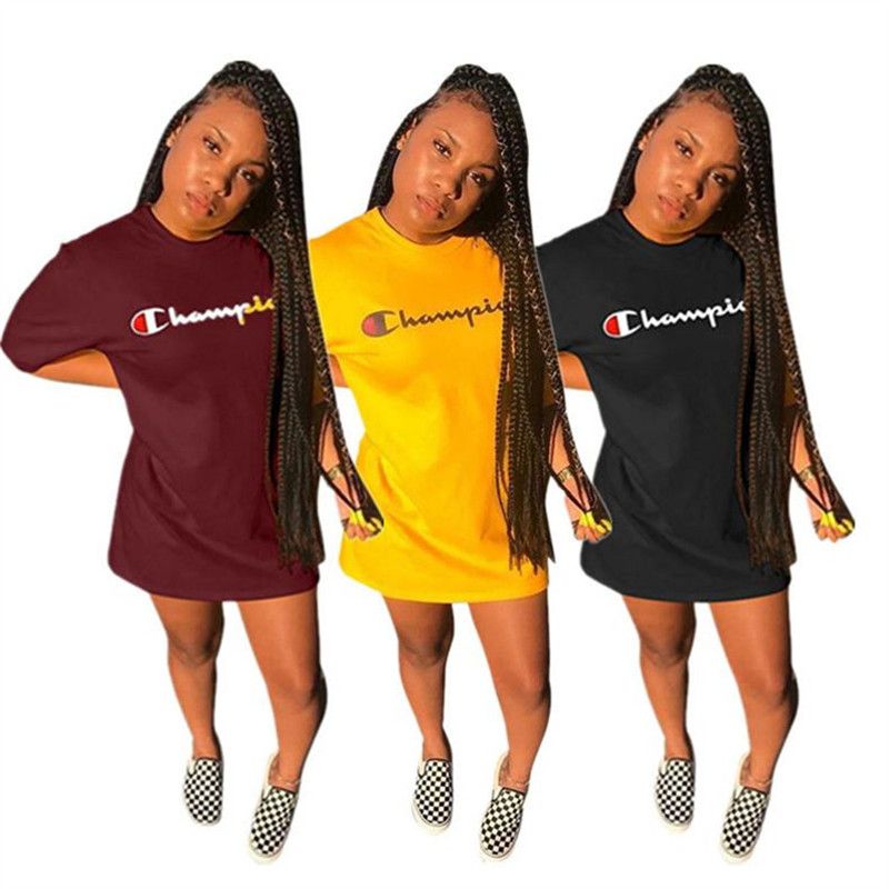 champion tee shirt dress