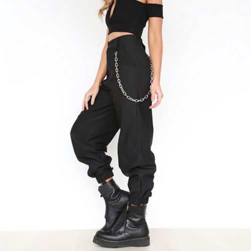 womens cargo pants with side pockets