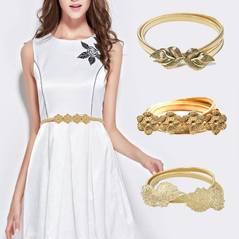 gold ladies belts