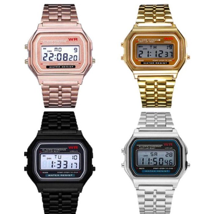 casio f91w rose gold