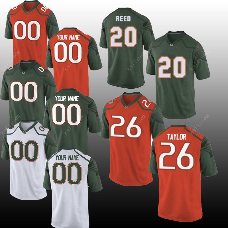 miami hurricanes green jersey