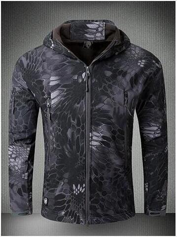 multicam black softshell jacket