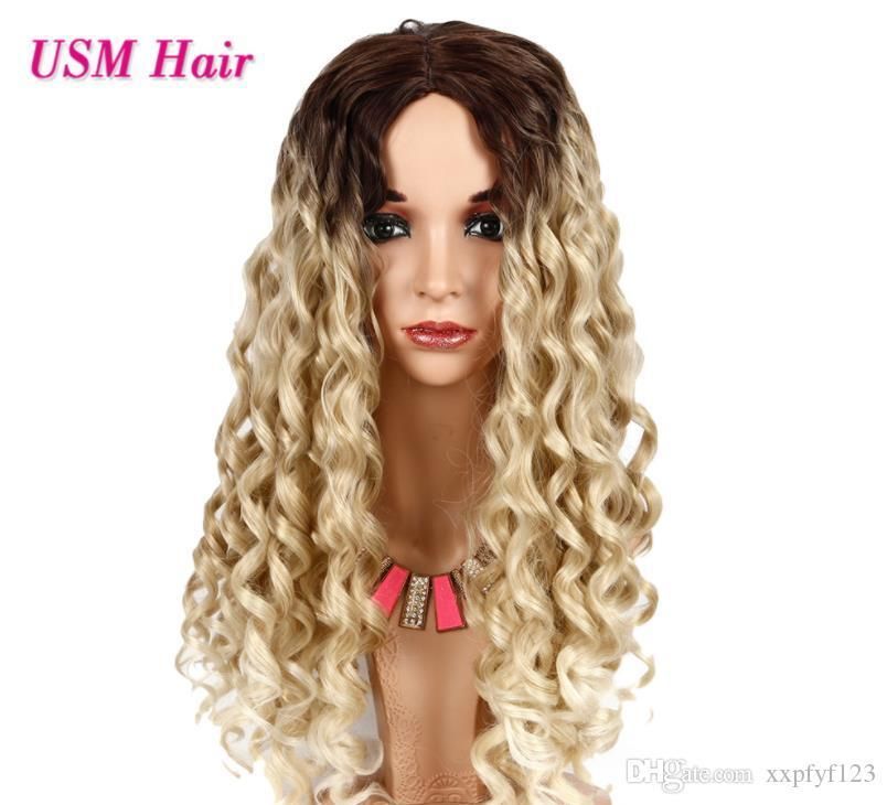 curly blonde wigs for sale