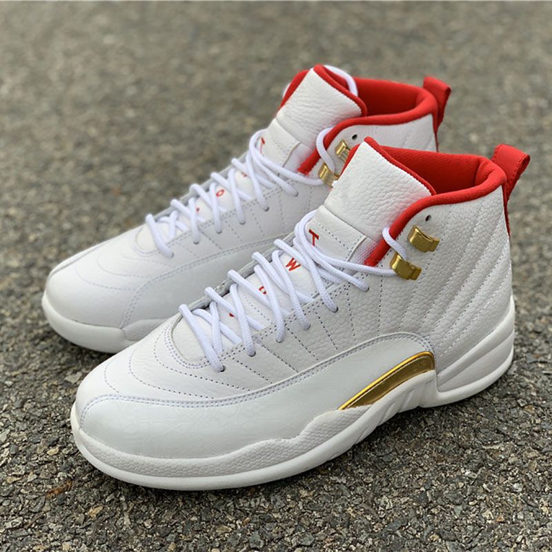 white red and gold 12s