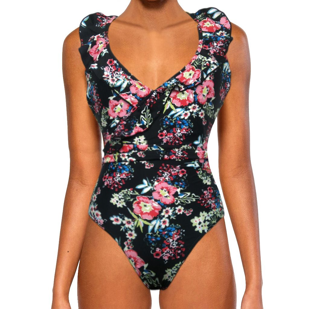 swimwear flowers