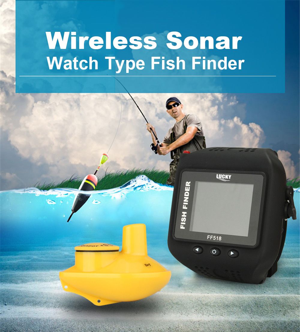 2020 Lucky Ff518 Wireless Sonar Watch Fish Finder Portable Echo Fishing Sounder Lightweight Colored Display Lcd Fishfinder 2018 New From Mix21kg 73 04 Dhgate Com