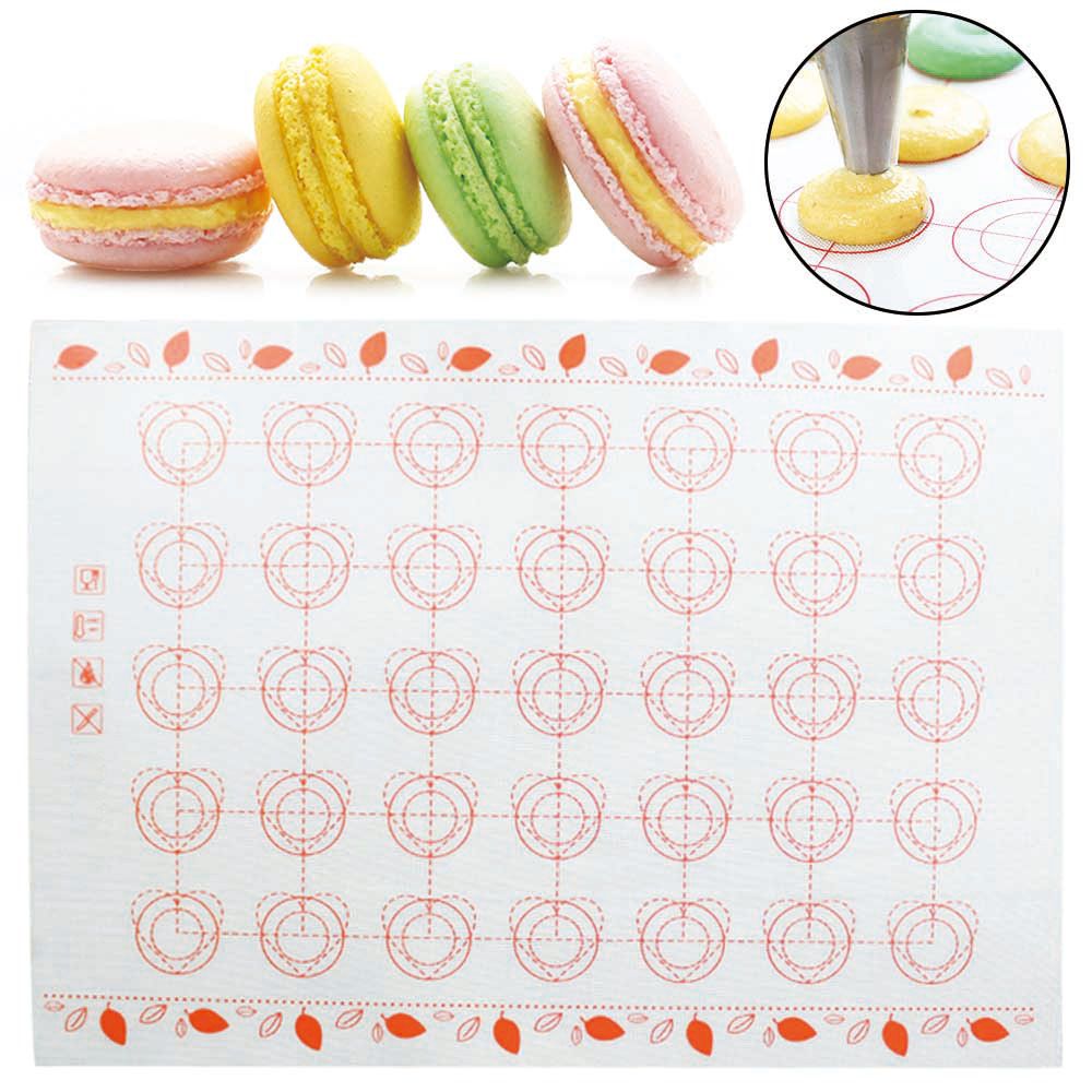 Macaron Cake Baking Pastry Tools Rolling Dough Mat Silicone Pad Sheet Home Tool