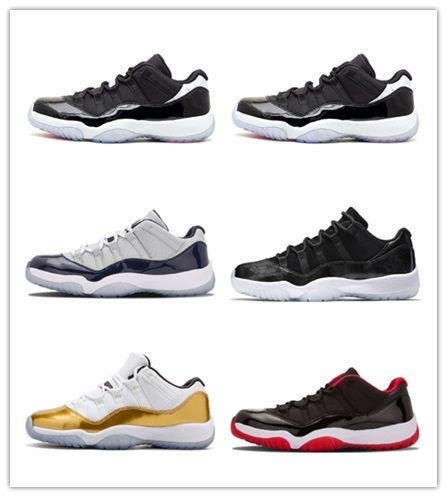 jordan 11 retro negro con dorado