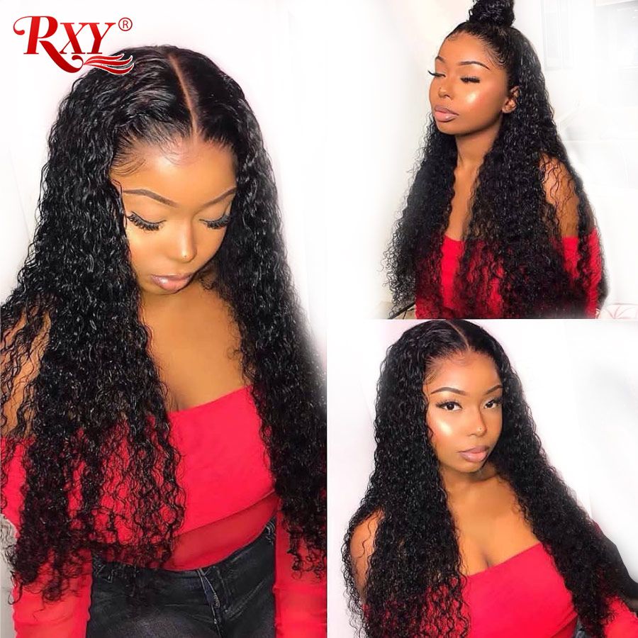 Rxy Peruvian Hair Bundles Deep Wave Human Hair Weaving Deep Curly