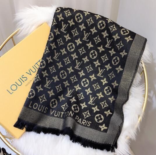 contenido borde Amigo por correspondencia Louis Vuitton bufandas de cachemira de lujo de invierno LV verano clásicas  de la marca de