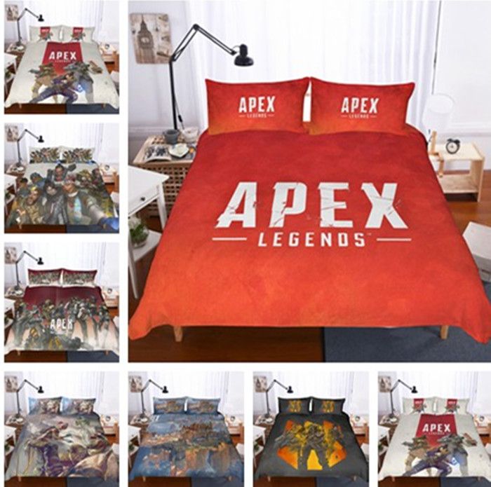 2020 Punk Style Cotton Duvet Cover Set Fashion Teens Boys Men Four