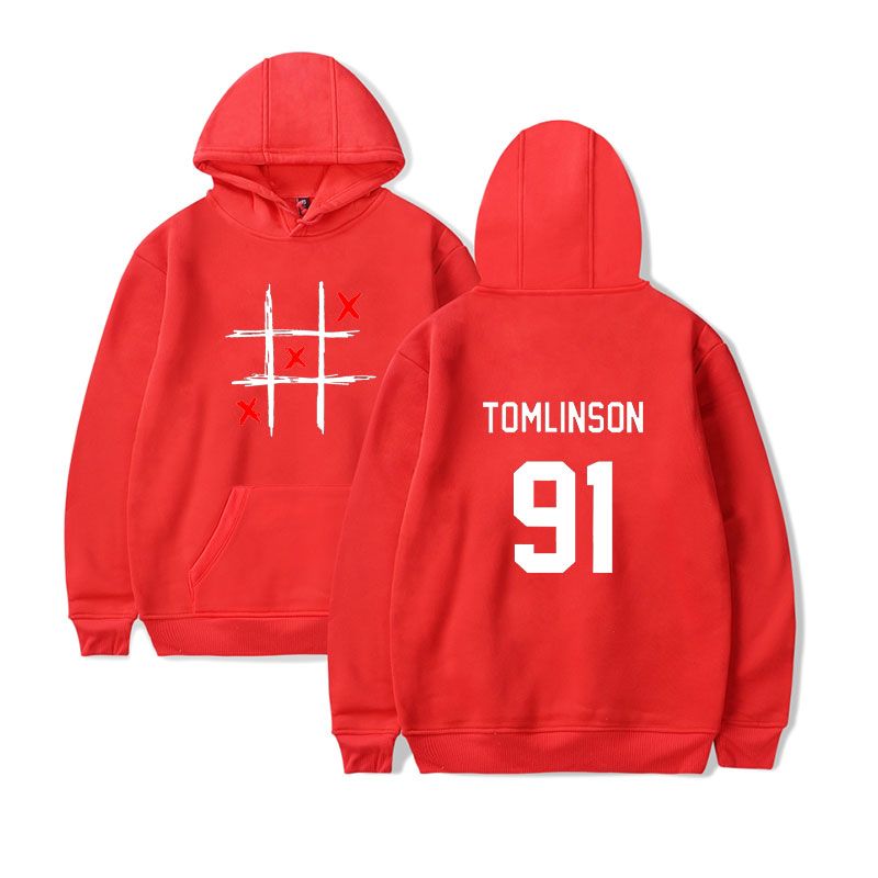 louis tomlinson white moletom com capuz