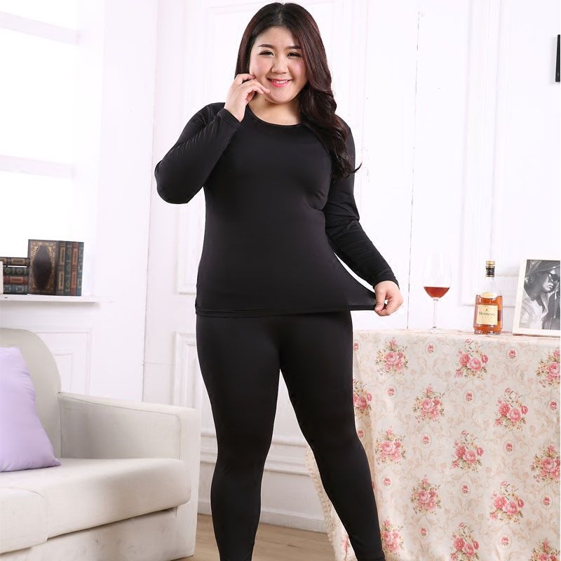 dash Mediator ser godt ud Discount 6XL Plus Size Thermal Underwear Women Winter Clothes Two Piece  Warm Suit Long Johns Women Large Size Winter Fleece Warm Clothes From China  | DHgate.Com