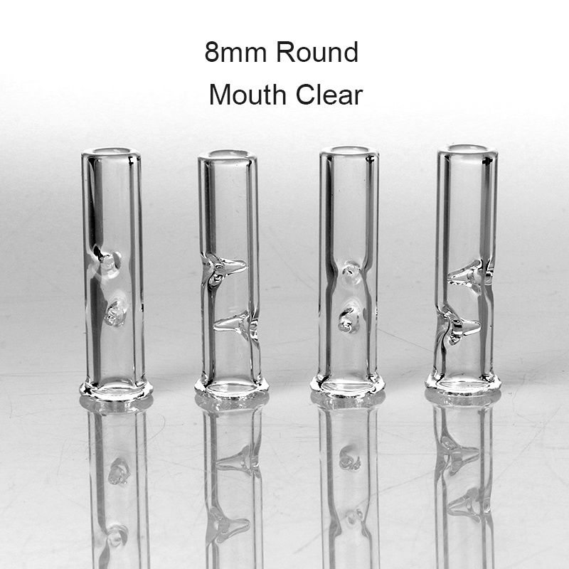 8mm Clear Round mouth