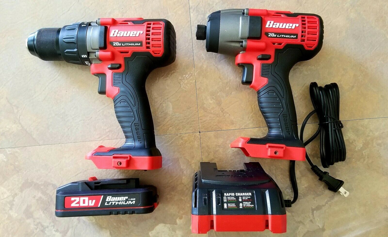 Compra Nuevo Taladro Inalámbrico De 20 V 1/2 Y Destornillador Hexagonal De  Impacto De 1/4 Con Batería Y Cargador Barato | Entrega Rápida Y Calidad |  Es.Dhgate
