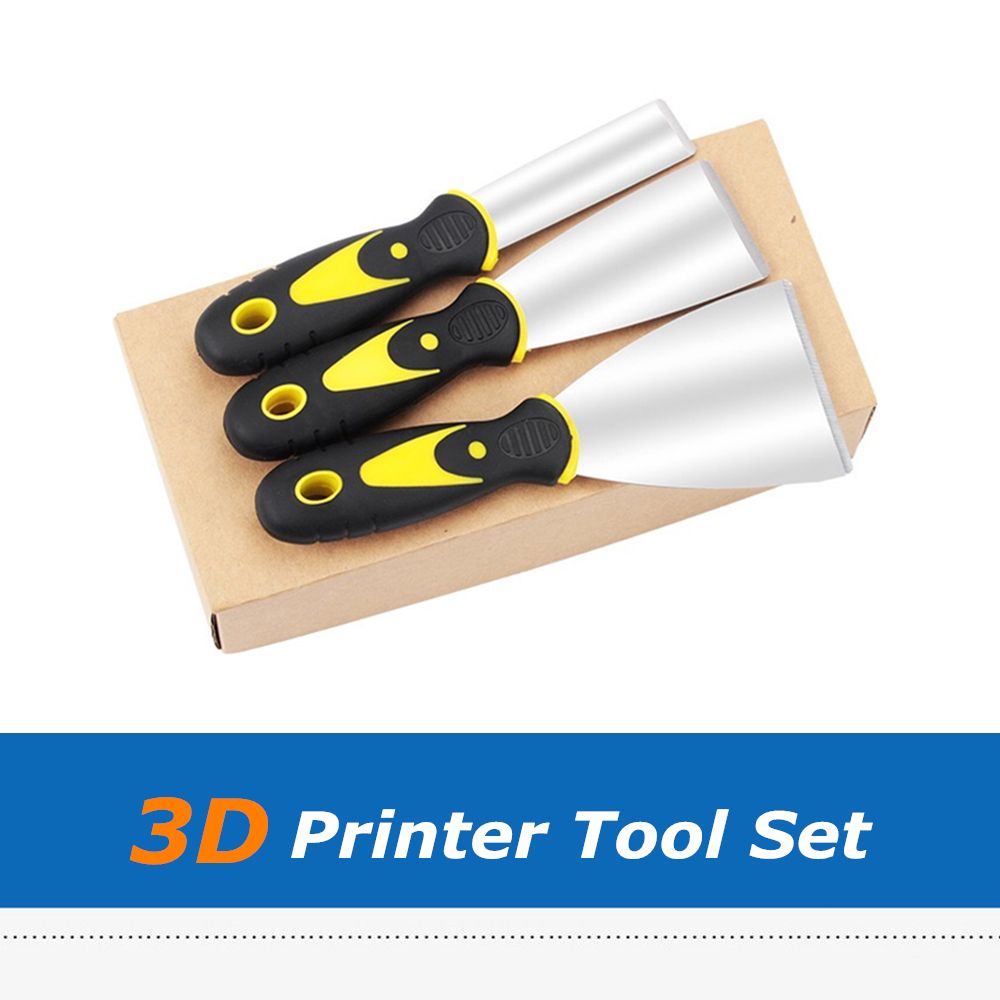 3D Printer Accessories Shovel Removal Tool Rubber Handel Stainless Steel Spatula