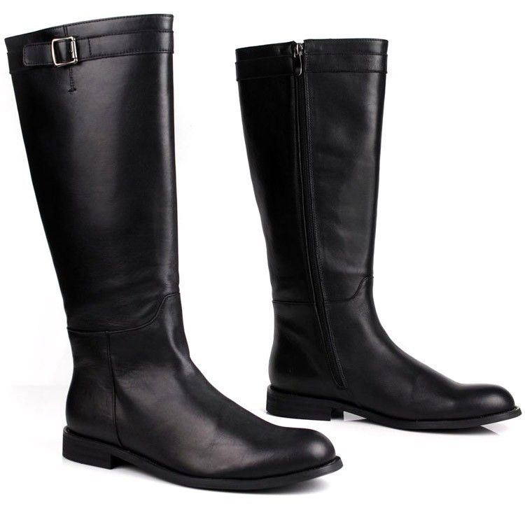 mens wide calf motorcycle boots