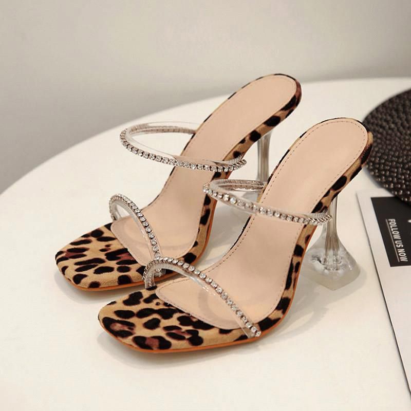 womens leopard print gladiator sandals