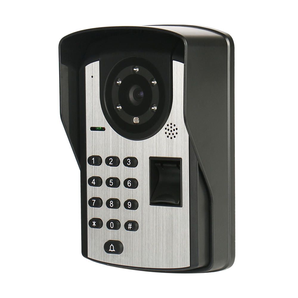 Ennio 815FD11 7インチTFTカラービデオドアの電話インターホンドアベルキーパッドホームセキュリティカメラモニタナイトビジョンシステム  屋内+屋外Uを￥4,869 DHgate