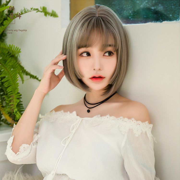 Japanese And Korean Version Of Short Hair Fashion Ball Head Air