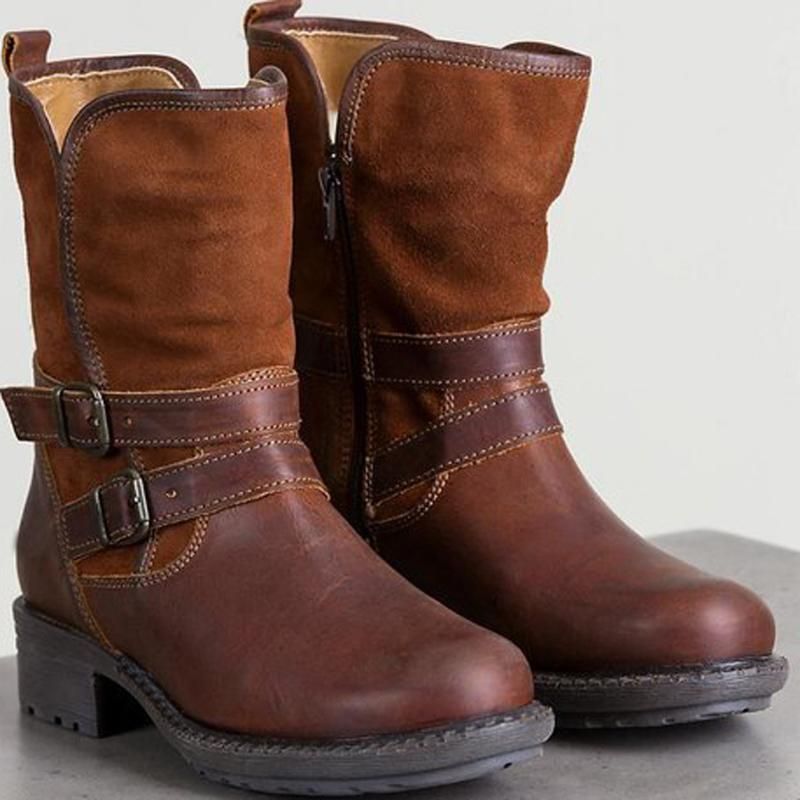comfy biker boots