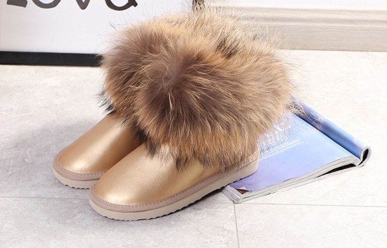 designer fur boots