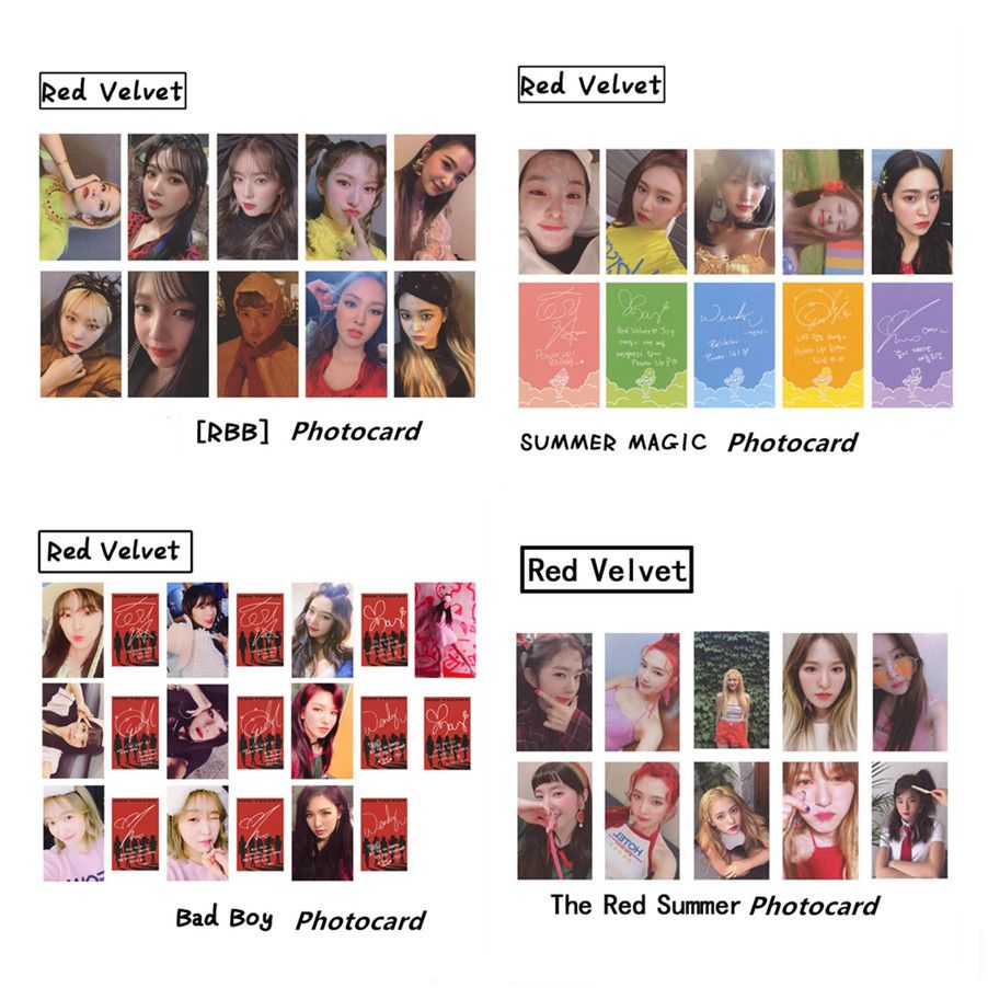 2019 Red Velvet Albums Hd Polaroid Photocard Rbb Bad Boy Irene Joy
