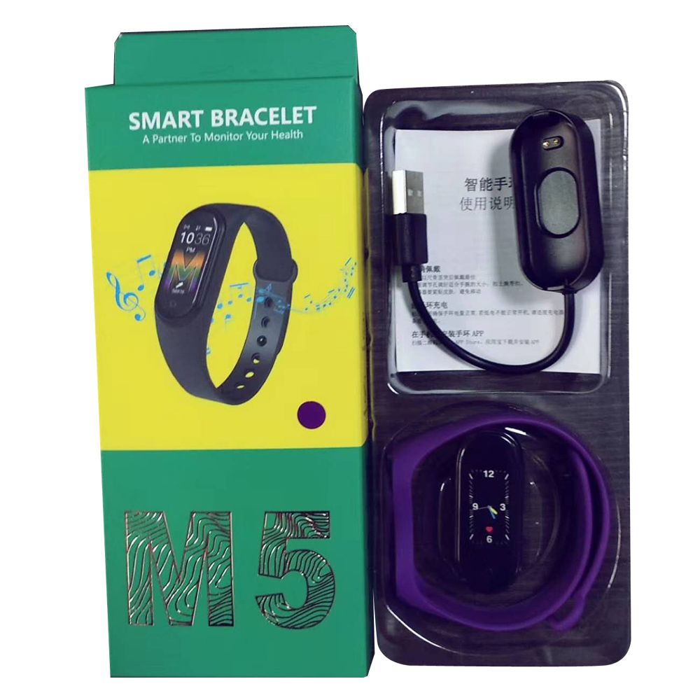 m2 waterproof shock proof smart band watch