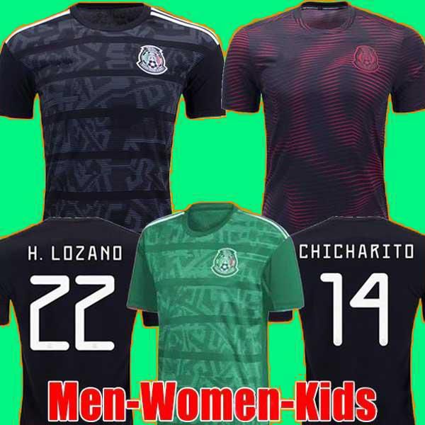 women's mexico soccer jersey black