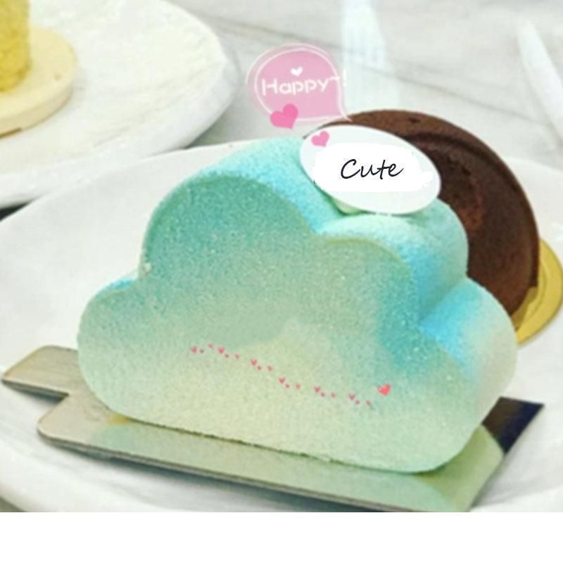 Cake Jelly Mousse Mold Soap Wax Mould Ice Cube Chocolate Baking Cloud Tray 3D 