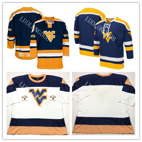 Wvu hockey jersey Clearance
