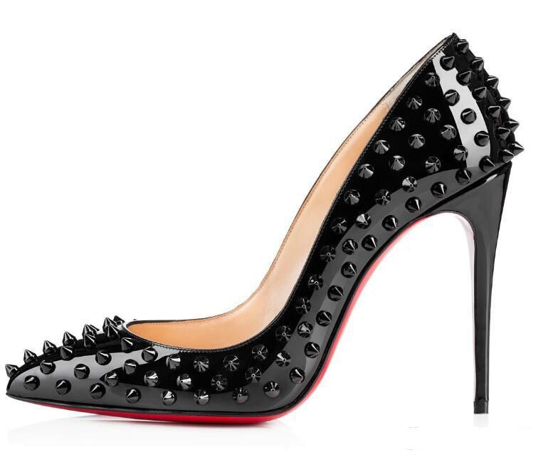 Compra Zapatos De Boda De Tacón Alto De Charol Bomba De Moda Zapatos De  Boda Puntiagudos Tacones Altos Sexy Tacones De Mujer Barato | Entrega  Rápida Y Calidad | Es.Dhgate