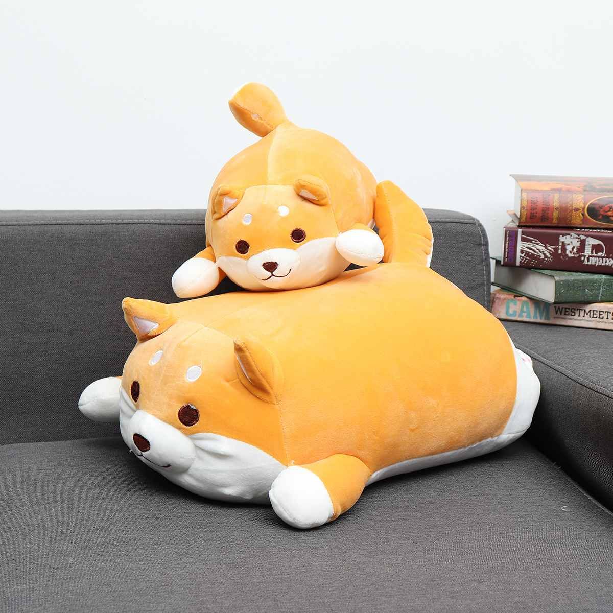 shiba inu cartoon pillow