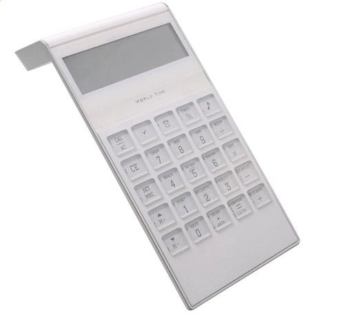 2020 T F White Electronic Promotional Calculator Novelty Big Lcd